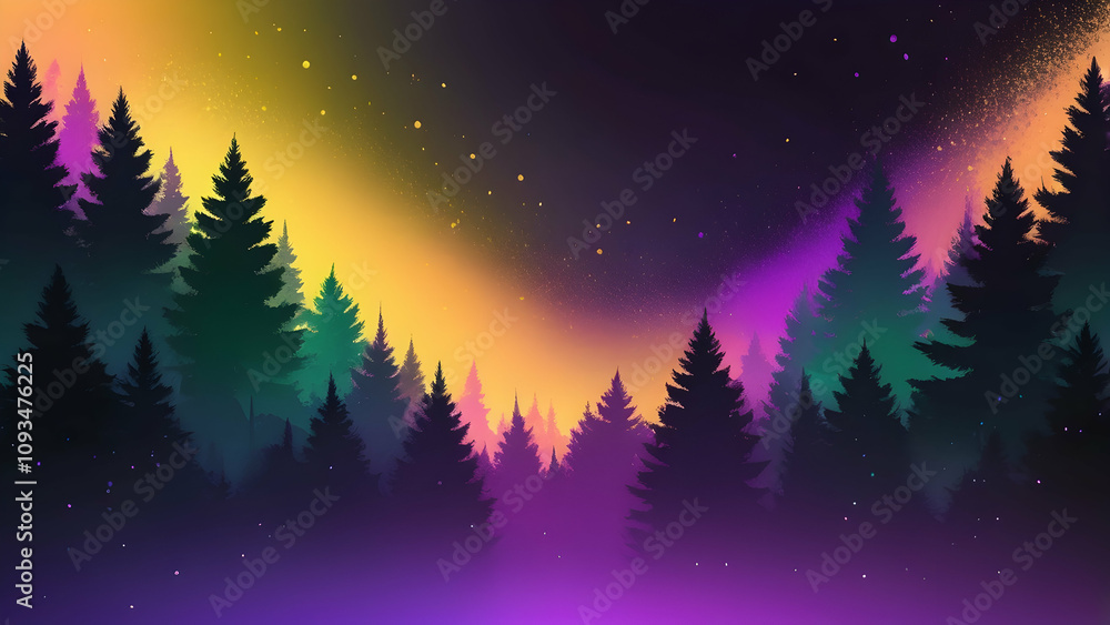 neon Golden Yellow, Violet, Forest Green glowing gradient background, a soft grainy noise texture with shimmering highlights and Smooth Transitions for a dynamic effect. neon Golden Yellow, Violet, Forest Green glowing gradient background, a soft grainy noise texture with shimmering highlights and Smooth Transitions for a dynamic effect.