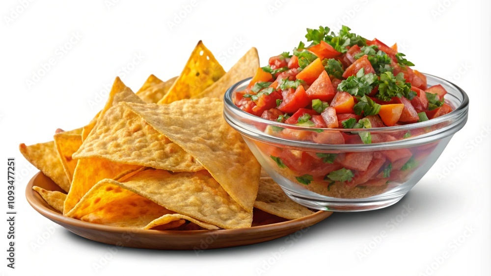 Corn chips nachos isolated on transparent background Generative Ai.
Corn chips nachos isolated on transparent background Generative Ai.