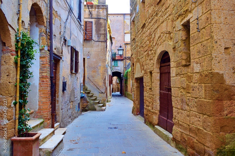 landscape of the ancient Tuscan village of Pitigliano
known as the little Jerusalem in Grosseto, Italy landscape of the ancient Tuscan village of Pitigliano
known as the little Jerusalem in Grosseto, Italy