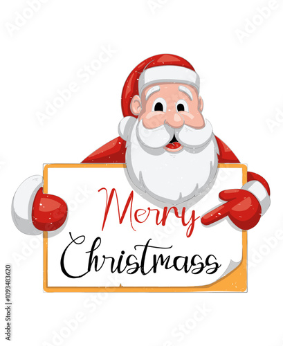 Merry Christmas from Santa Claus Design