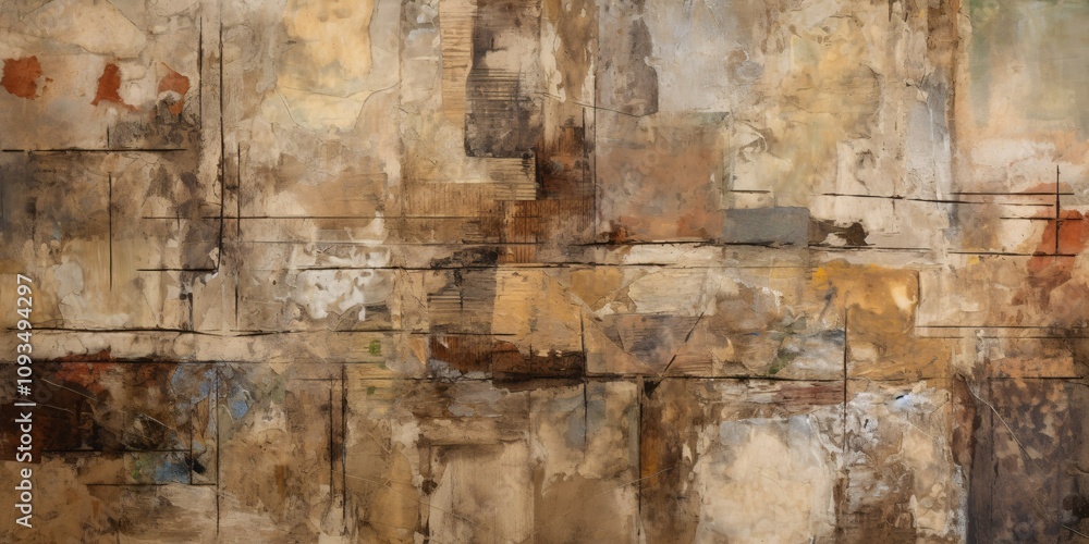 Abstract Earth Tone Cracked Texture Background Abstract Earth Tone Cracked Texture Background