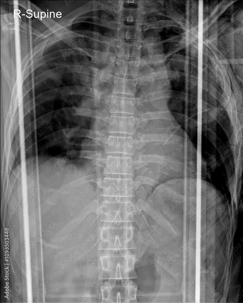Antero-Posterior Chest X-Ray for Medical Analysis Stock Photo | Adobe Stock