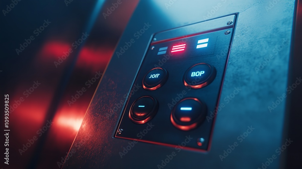 Obraz premium Upclose shot of the key finders labeled buttons including find and cancel options.