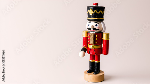 Christmas nutcracker soldier o carved in polychrome wood