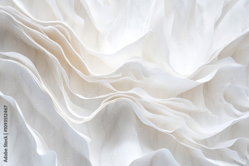 Fototapeta premium A close-up view of white fabric texture