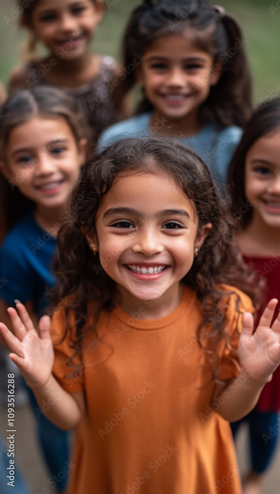 A diverse group of multicultural children from Asia Africa Europe share happiness in a harmonious community promoting multiracial unity and a carefree childhood free from racial prejudice Vector A diverse group of multicultural children from Asia Africa Europe share happiness in a harmonious community promoting multiracial unity and a carefree childhood free from racial prejudice Vector