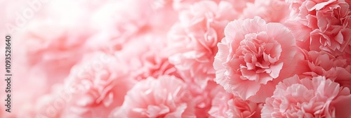 Pink Carnations Close Up: Delicate Petals and Soft Focus