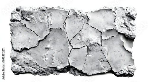 Wallpaper Mural realistic texture of rough concrete with cracks and a matte finish Torontodigital.ca