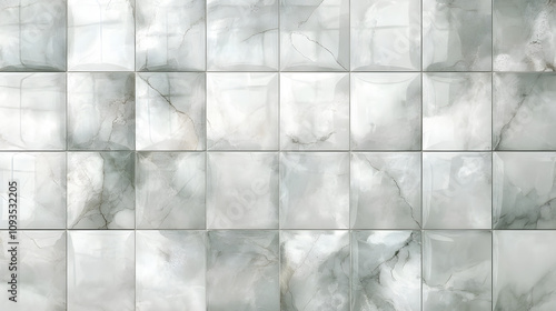 glossy ceramic tile texture with a polished surface and soft reflections photo