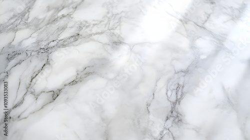 Wallpaper Mural close-up texture of smooth white marble with subtle gray veins Torontodigital.ca