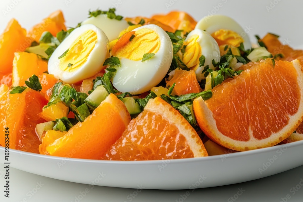Fresh produce arrangement in a white bowl, perfect for breakfast or still life photography Fresh produce arrangement in a white bowl, perfect for breakfast or still life photography