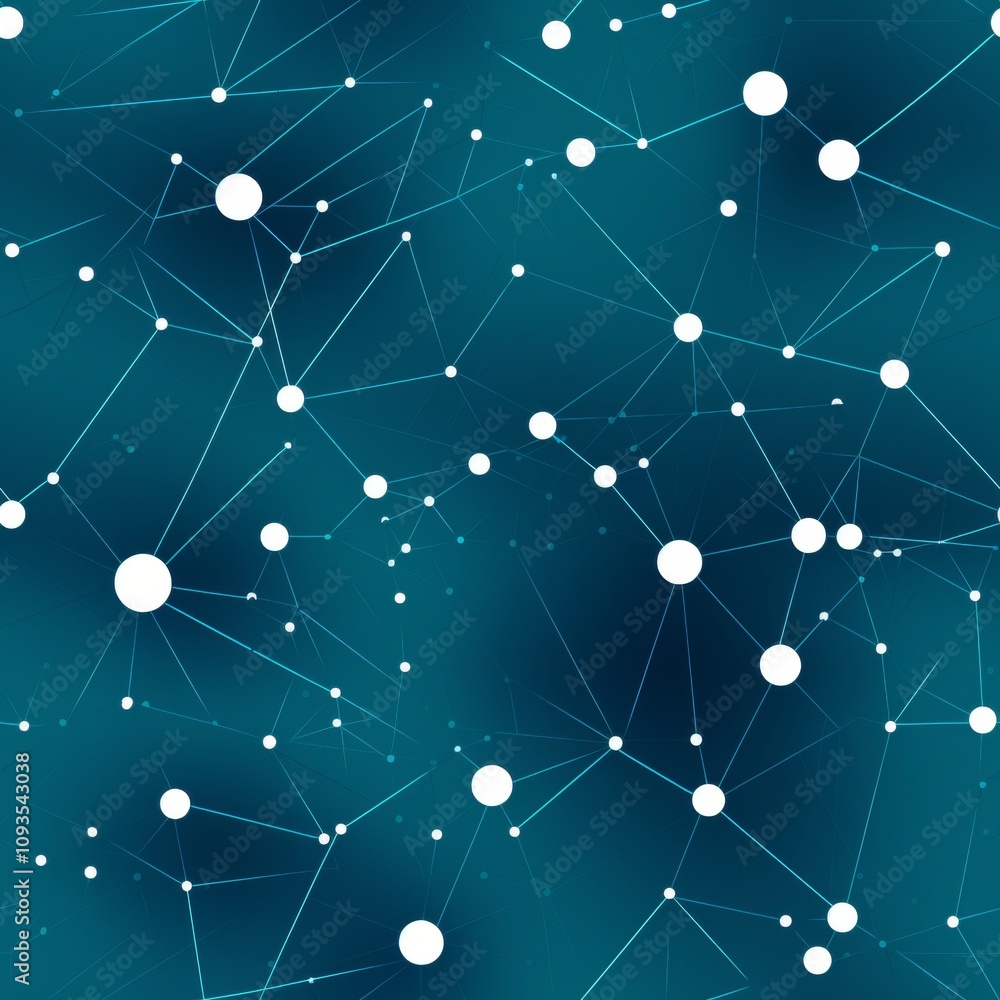 Abstract network diagram with connecting lines and nodes in shades of blue on white background Abstract network diagram with connecting lines and nodes in shades of blue on white background