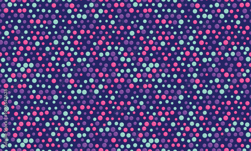 Polka dot vector pattern with geometric circles. Perfect for textile designs, wallpaper, or trendy poster backgrounds with an abstract minimalist style. Polka dot vector pattern with geometric circles. Perfect for textile designs, wallpaper, or trendy poster backgrounds with an abstract minimalist style.