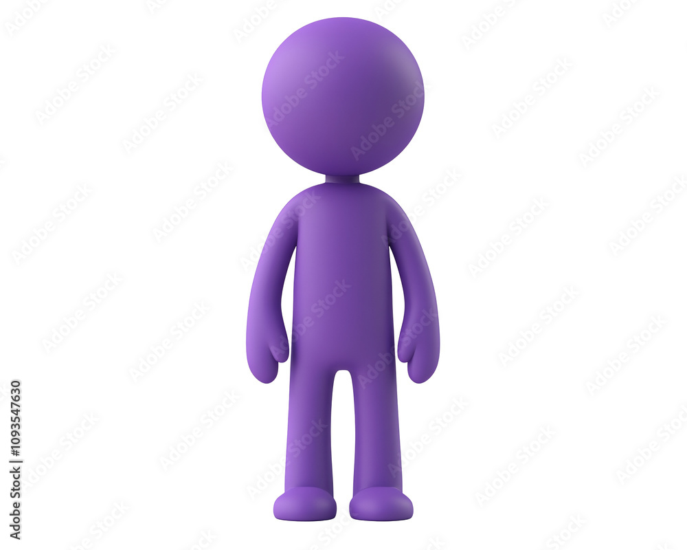 a purple cartoon character with arms and legs a purple cartoon character with arms and legs