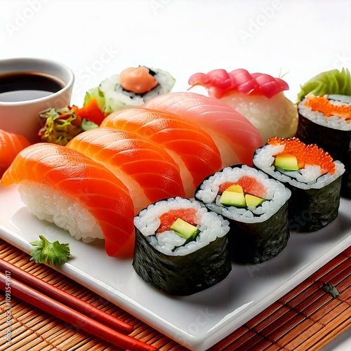 Sushi rolls  photo