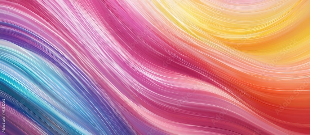 Obraz premium Abstract colorful wavy background.