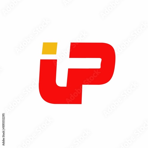 Monogram logo mark art design