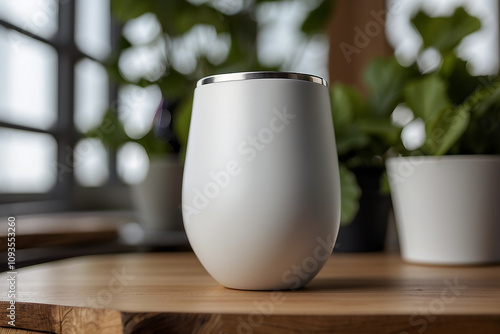 Wallpaper Mural White Wine Glass to Place your Design Torontodigital.ca