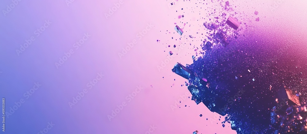 Abstract purple and pink explosion. Abstract purple and pink explosion.