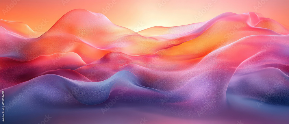 Abstract Pastel Landscape Abstract Pastel Landscape