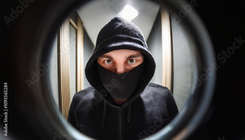 Einbrecher an der Tür