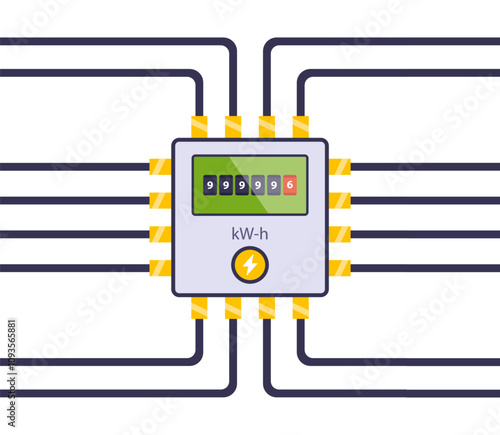 electrical wiring diagram. confusing electricity meter diagram.