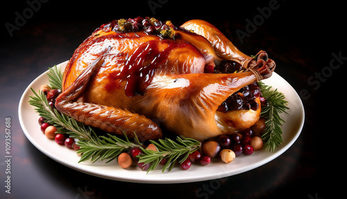 Treacle Glazed Turkey Crown- This year’s turkey options are getting an upgrade with treacle photo