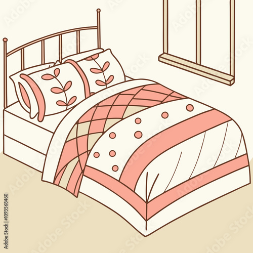 room with bed