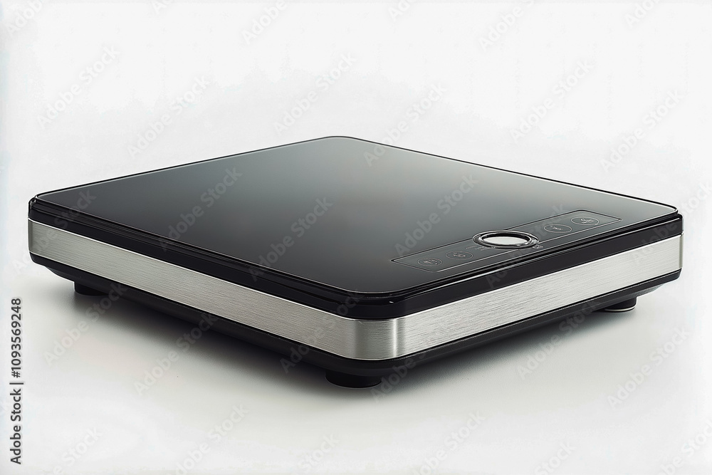 Digital Kitchen Scale on a White Background Digital Kitchen Scale on a White Background