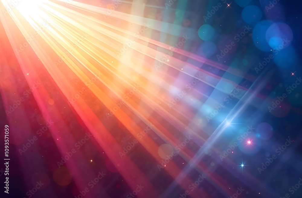Abstract background with colorful rays. Abstract background with colorful rays.