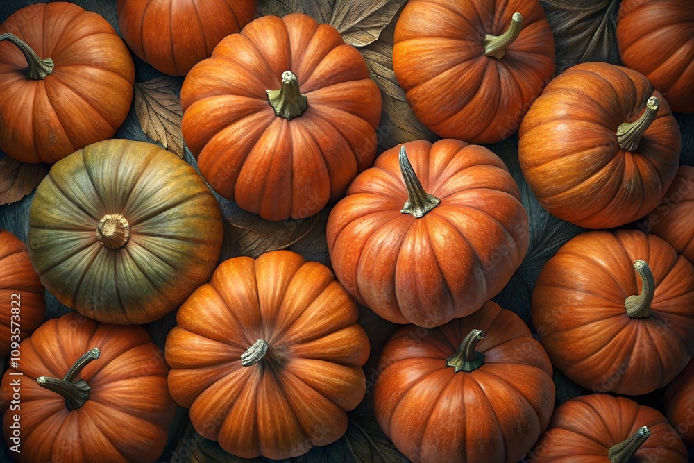 autumn harvest of ripe orange pumpkins, healthy lifestyle autumn harvest of ripe orange pumpkins, healthy lifestyle