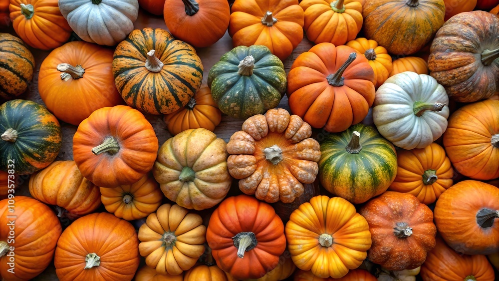 autumn harvest of ripe pumpkins of different varieties and types, healthy lifestyle autumn harvest of ripe pumpkins of different varieties and types, healthy lifestyle