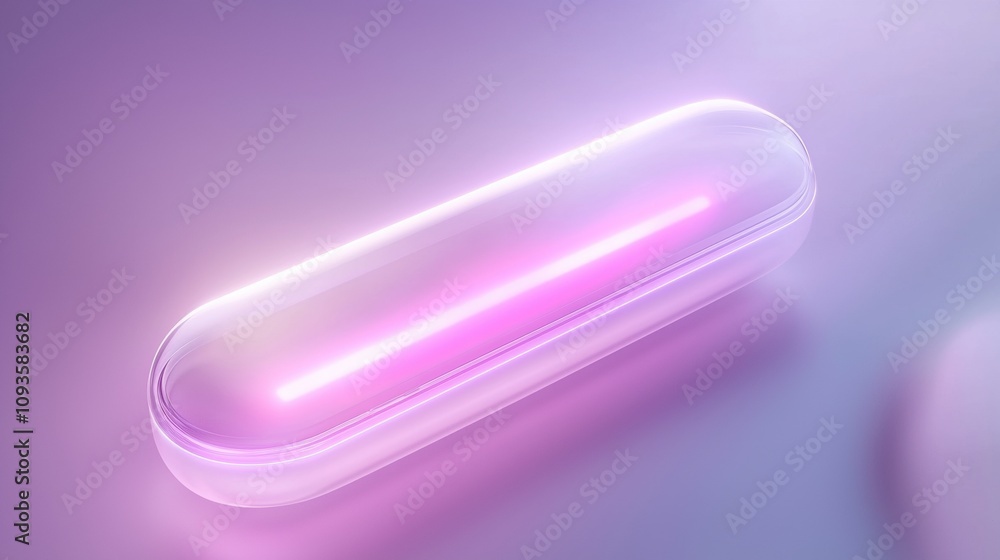 A purple pill is sitting on a table A purple pill is sitting on a table
