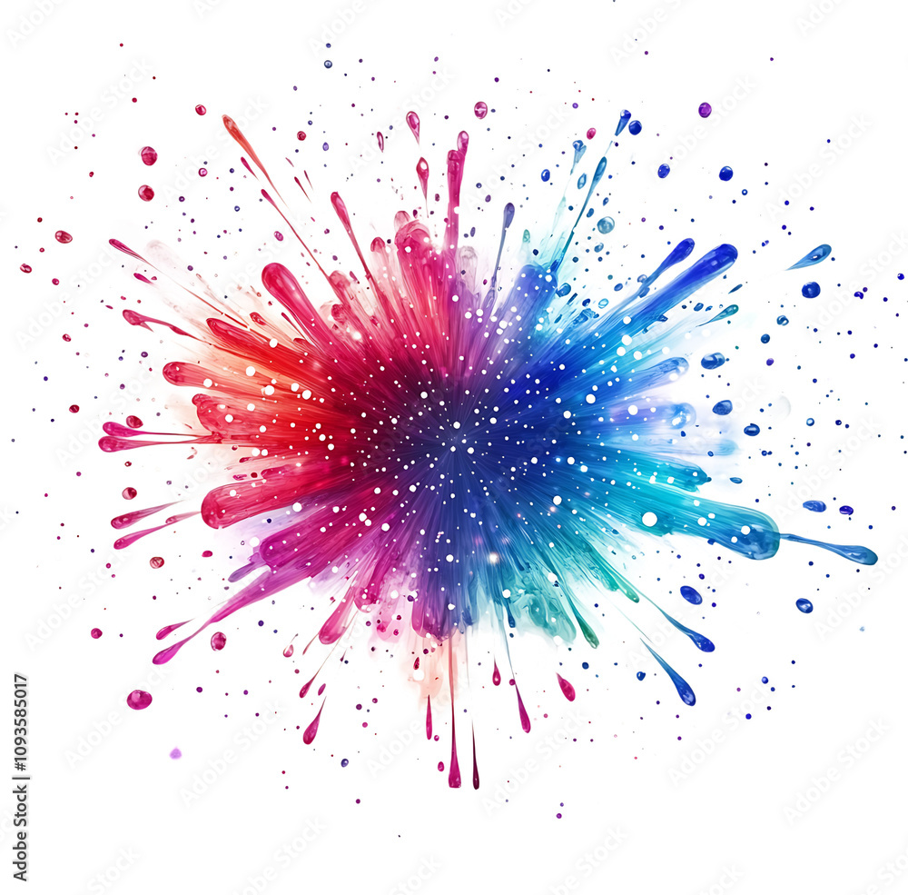 Abstract vibrant paint splash background Abstract vibrant paint splash background