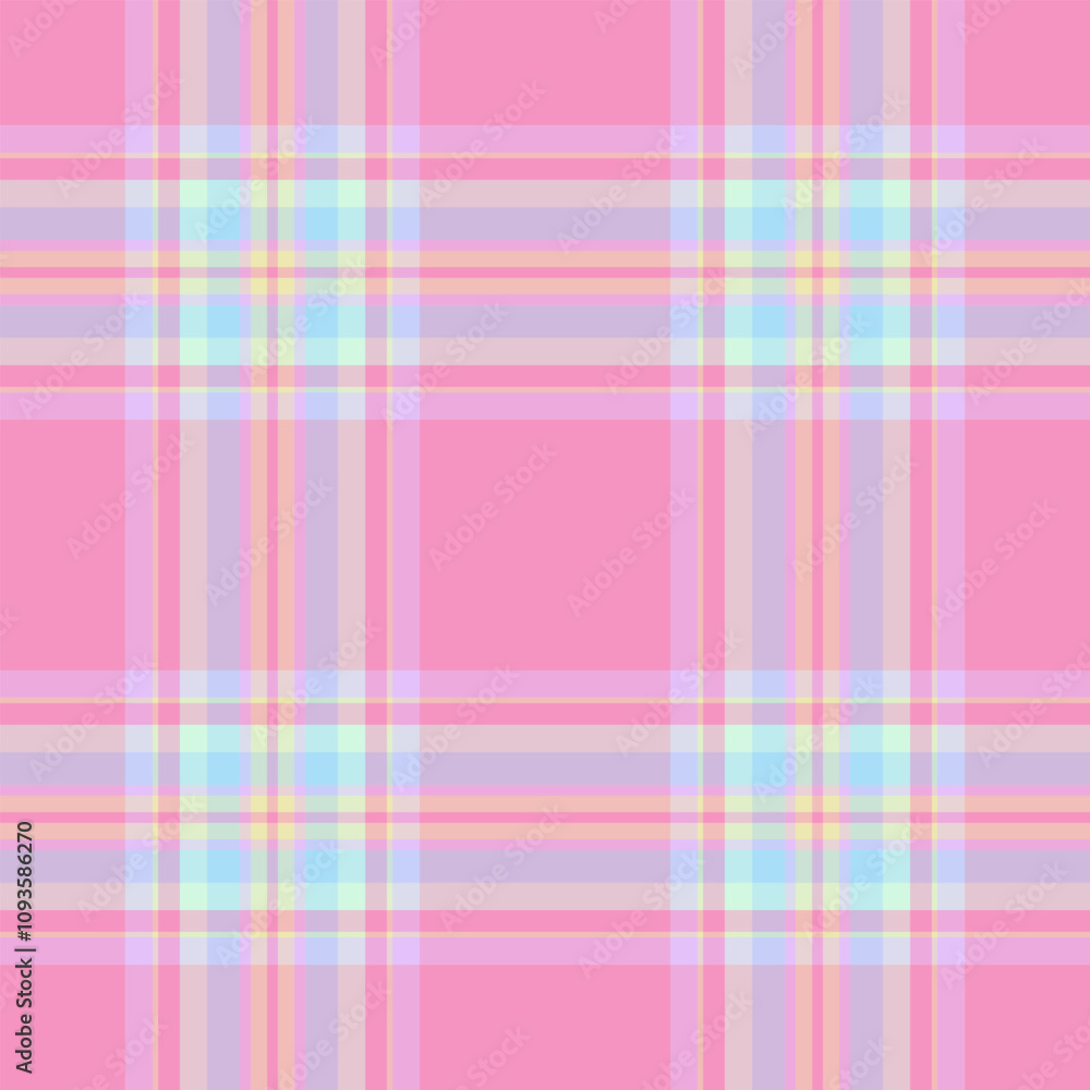 Mother texture seamless background, antique plaid pattern check. Teen fabric vector textile tartan in light and pink colors. Mother texture seamless background, antique plaid pattern check. Teen fabric vector textile tartan in light and pink colors.