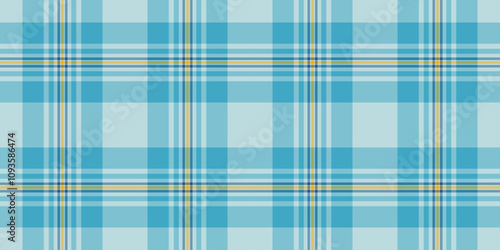 Purchase tartan plaid background, famous textile seamless fabric. Choice pattern texture check vector in cyan and light colors.