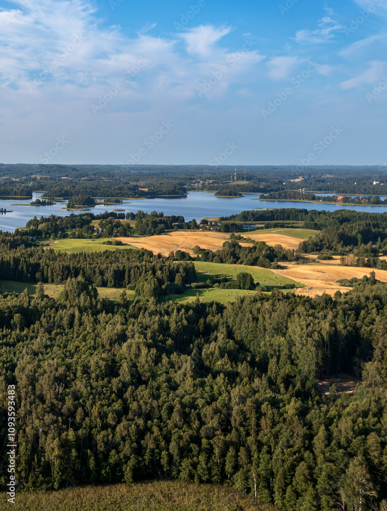 Lake Ežezers .Summer (Latgale). Latvian nature. Lake Ežezers .Summer (Latgale). Latvian nature.