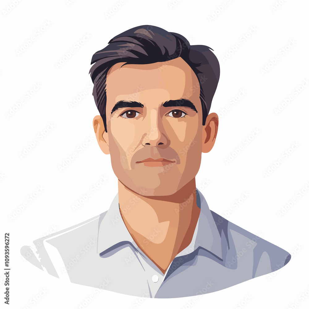 Professional Man Portrait Icon Vector Illustration Isolated Professional Man Portrait Icon Vector Illustration Isolated