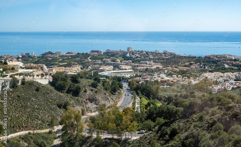 Fototapeta premium View over Benalmedena, Andalusia, Spain.