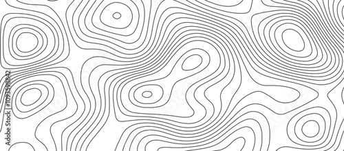  Abstract white wave paper curved reliefs background design. The black on white contours topography stylized relief diagram line wave carve pattern background.