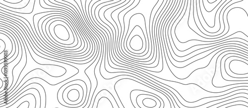  Abstract white wave paper curved reliefs background design. The black on white contours topography stylized relief diagram line wave carve pattern background.