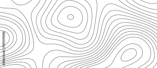  Abstract white wave paper curved reliefs background design. The black on white contours topography stylized relief diagram line wave carve pattern background.