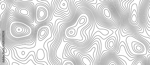 Abstract white wave paper curved reliefs background design. The black on white contours topography stylized relief diagram line wave carve pattern background.