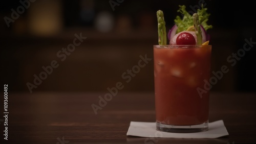 cocktail on the table