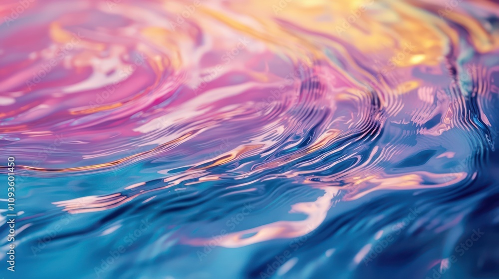 Abstract background featuring curved lines and paint ripples for a unique texture