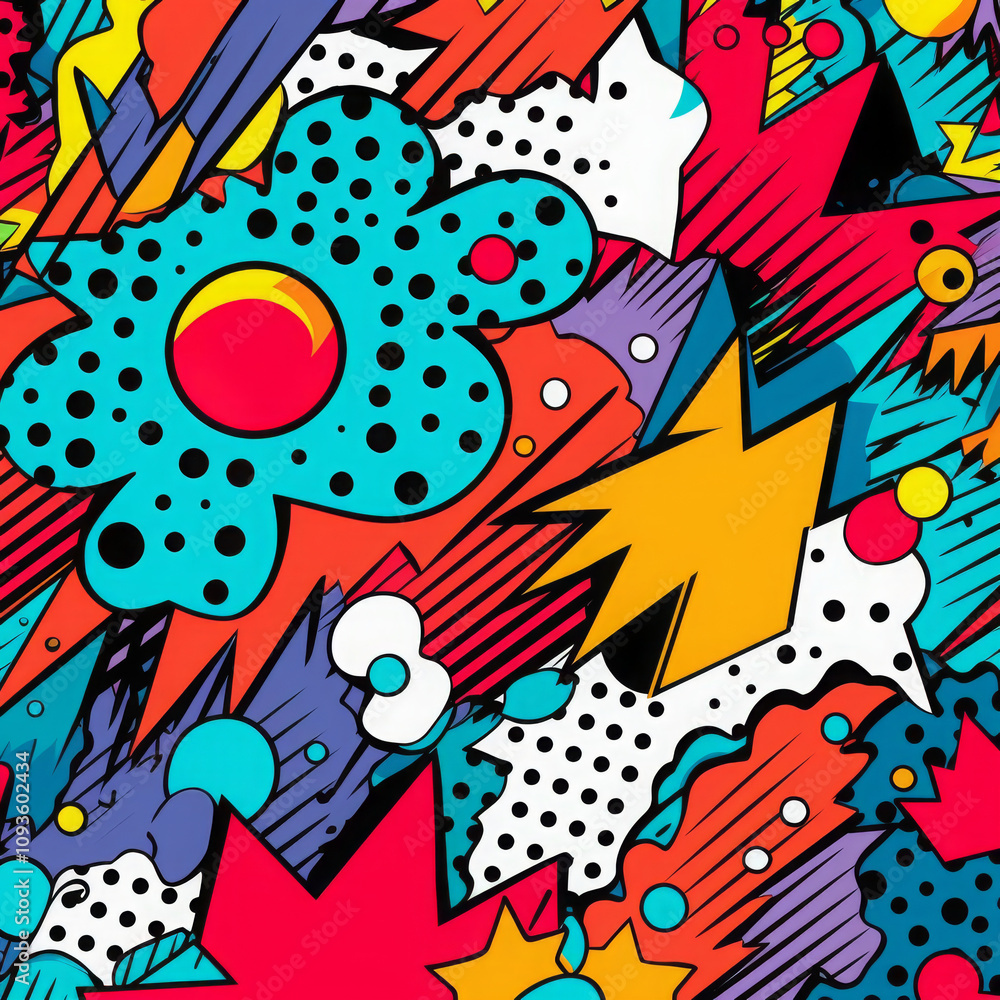 Retro Comic Book Pop Art Retro Comic Book Pop Art