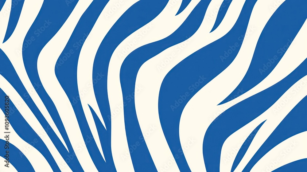 Blue and white zebra stripes a simple vector graphics ,A blue and white striped wall with a blue zebra stripe Blue and white zebra stripes a simple vector graphics ,A blue and white striped wall with a blue zebra stripe