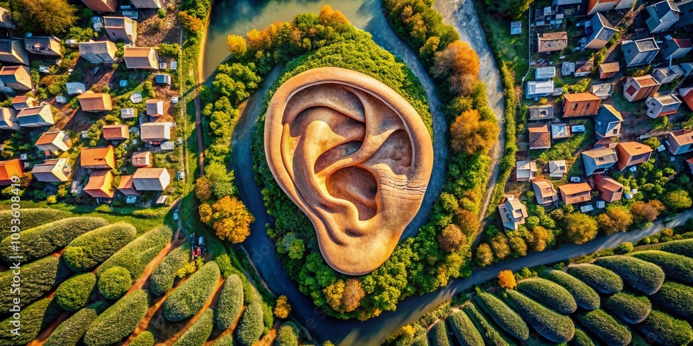 custom made wallpaper toronto digitalStunning Drone Photography Capturing Unique Perspectives of Ears in Nature and Urban Landscapes, Highlighting Textures and Shapes for Creative Stock Imagery
