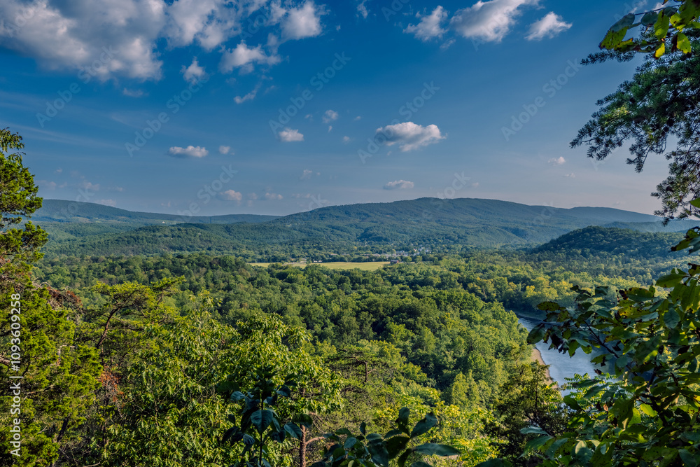 view of the mountains