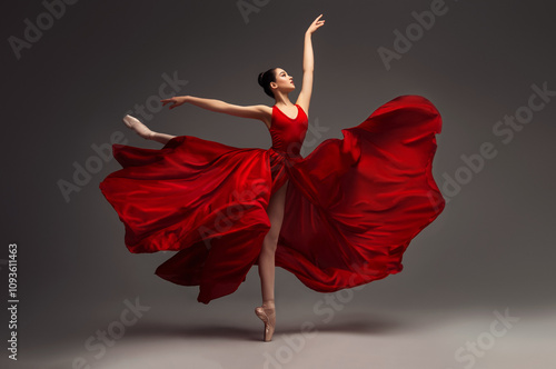 Bild auf Leinwand Ballerina
